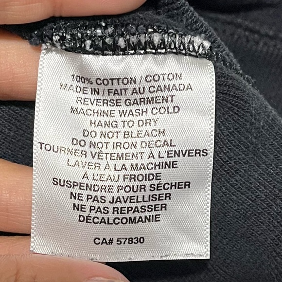 OVO Men’s Black Long Sleeve Crewneck Sweatshirt - Size Medium, Made in Canada - Picture 8 of 11